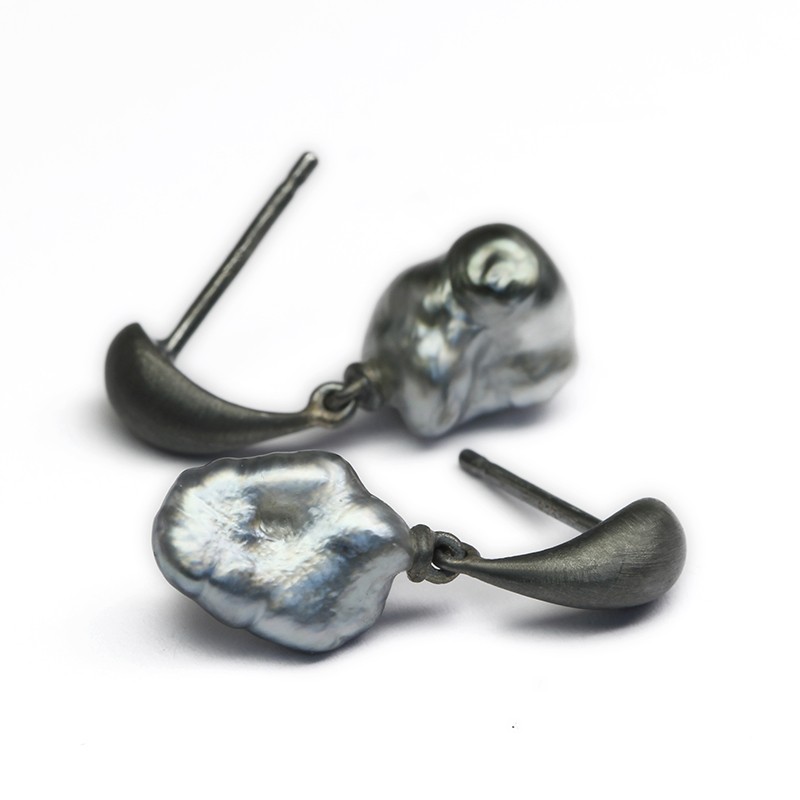 orecchini artigianali design con perle